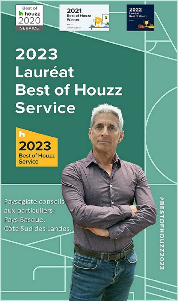 Paysagiste-Capbreton-recompense-client-Best-Houzz-2023-Jardin