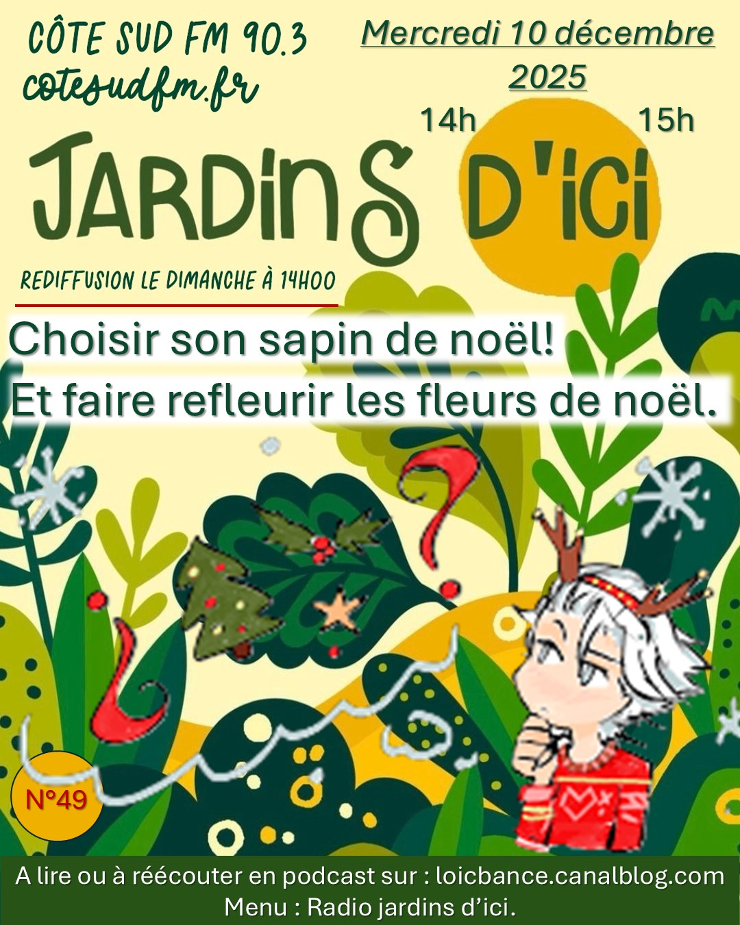 Sapins; Sapins de no�l; Fleurs de no�l; Poinsettias; Schlumbergera; Cactus de noel; Orchid�es; Cymbidiums; Agrumes; D�cembre; No�l; Radio; Jardins d'ici; Paysages; Am�nagements paysagers; Landes; Paysagiste Landes; Pays Basque; Paysagiste Pays Basque; Concepteur de jardins; Ahetze; Paysagiste Ahetze; Anglet; Paysagiste Anglet; Arbonne; Paysagiste Arbonne; Arcangues; Paysagiste Arcangues; Bayonne; Paysagiste Bayonne; Biarritz; Paysagiste Biarritz; Capbreton; Paysagiste Capbreton; Gu�thary; Paysagiste Gu�thary; Hossegor; Paysagiste Hossegor; Saint Jean de Luz; Paysagiste Saint Jean de Luz; Seignosse; Paysagiste Seignosse; Tosse; Paysagiste Tosse; Dax; Paysagiste Dax; Mont de Marsan 40000; Paysagiste Mont de Marsan; Paysagiste Brassempouy; Brassempouy 40330; Paysagiste Ahaxe-Alciette-BascassanAhaxe-Alciette-Bascassan 64220; Saint-Pandelon 40180; Paysagiste Saint-Pandelon; Ascain 64310; Paysagiste Ascain; Amou 40330; Paysagiste Amou; Louhossoa 64250; Paysagiste Louhossoa; Tarnos 40220; Paysagiste TARNOS; Ondres; Paysagiste Ondres; 